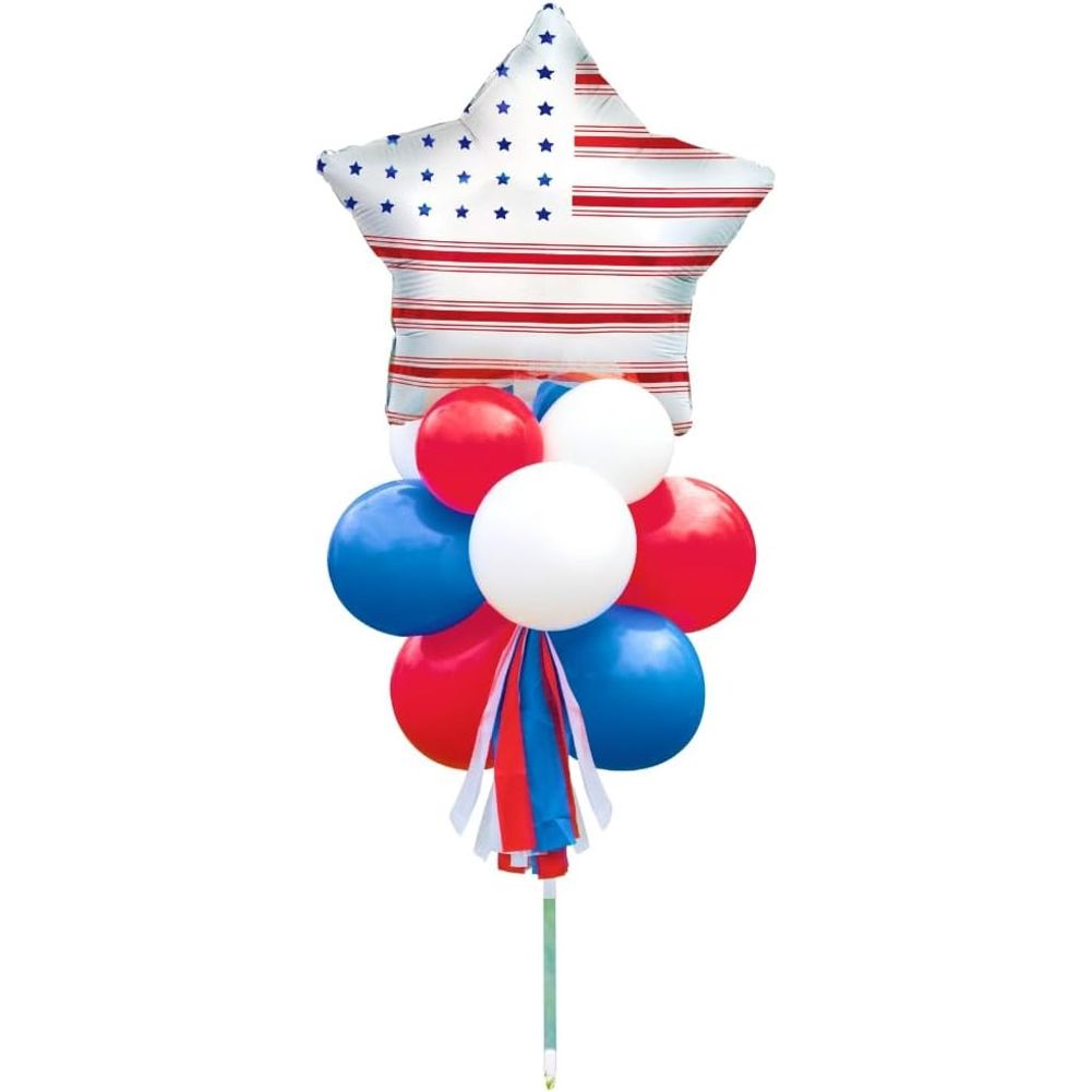 Patriotic Foil & Latex Balloon Yard Sign Kit
