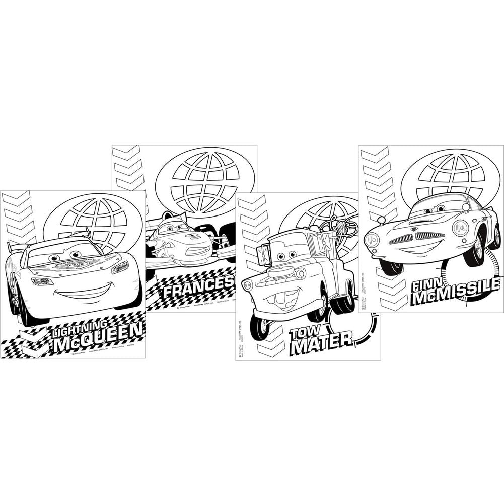 Disney Cars 2 - Color Your Own Favor Poster