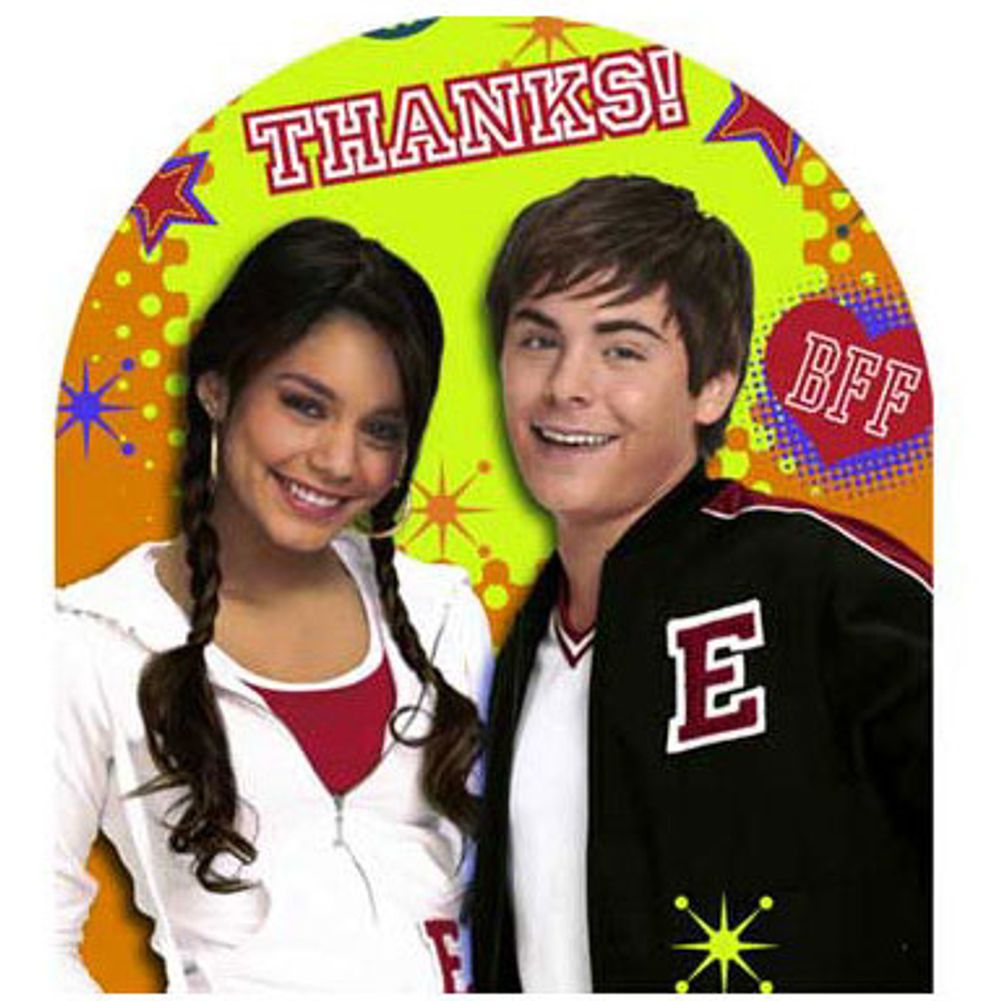 High School Musical-Friends 4 Ever Thank-You Notes