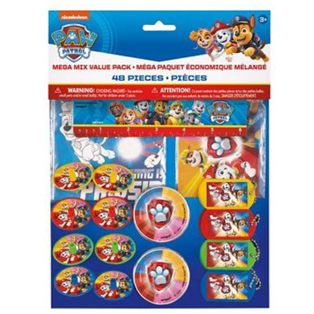 Paw Patrol Favor Pack (48pc)