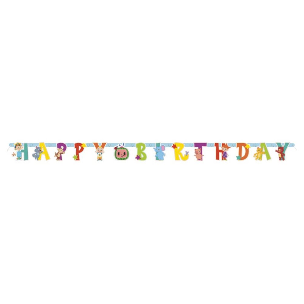 CoComelon Happy Birthday Large Jointed Banner