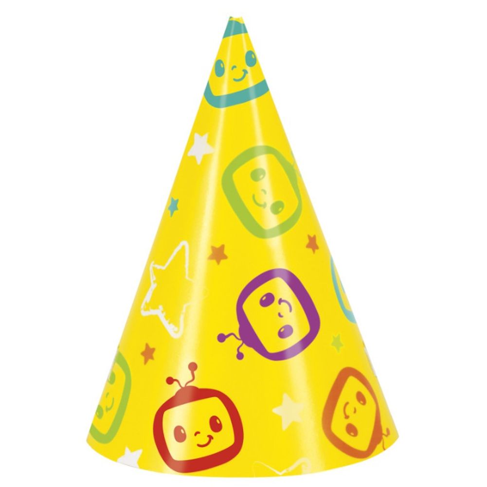 CoComelon Mini Party Hats (8ct)