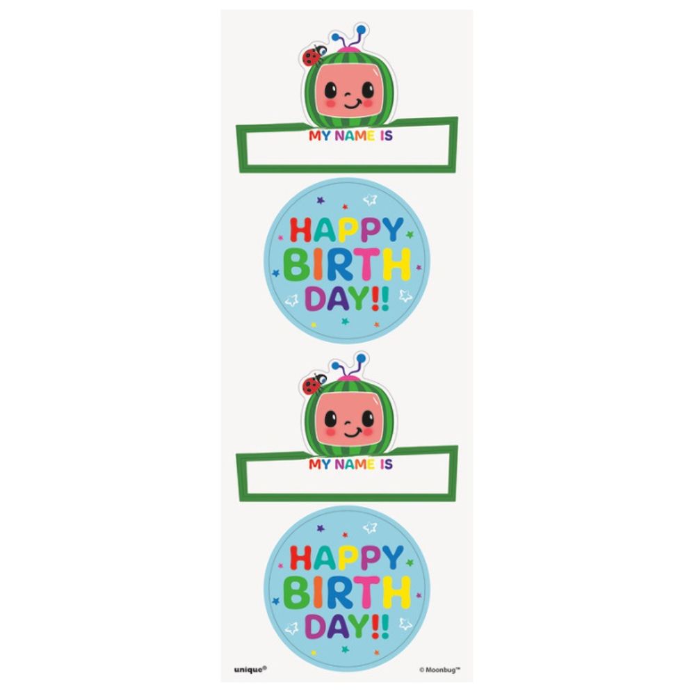 CoComelon Sticker Sheets (8ct)
