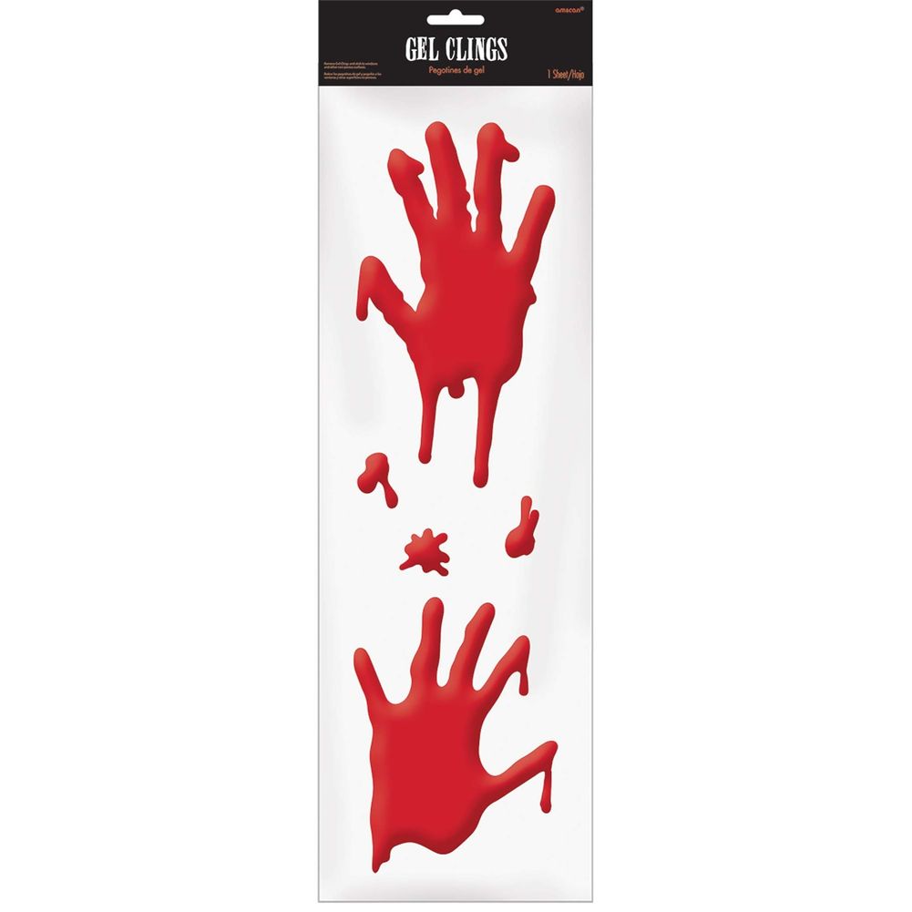 Asylum Bloody Hands Long Gel Clings