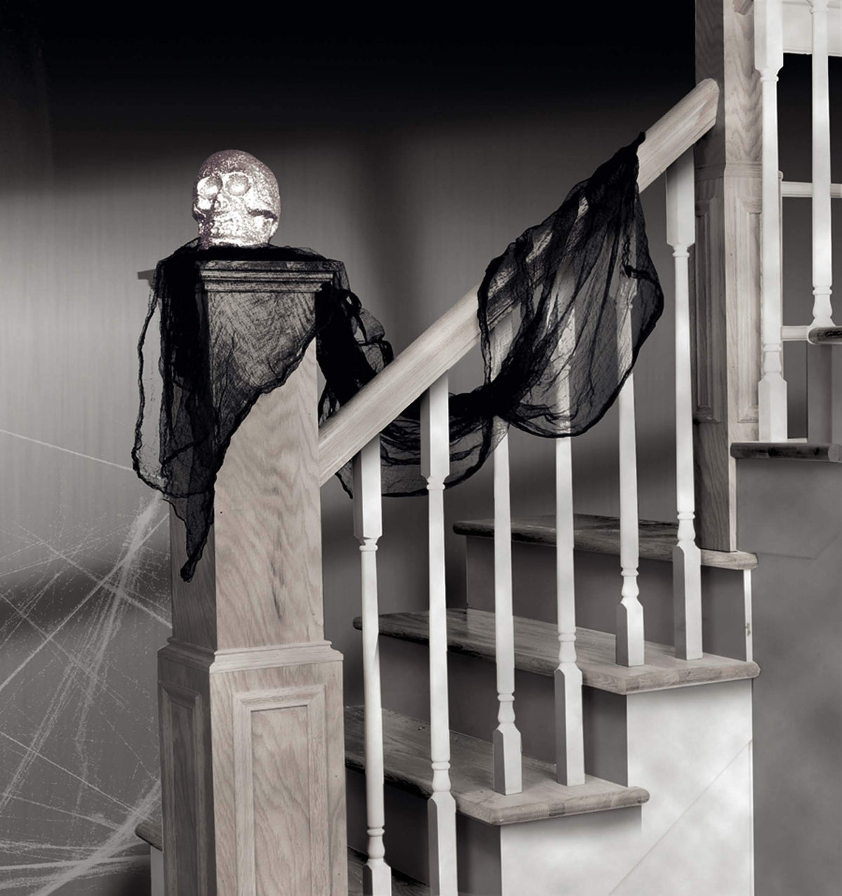 Black Cheesecloth Draping