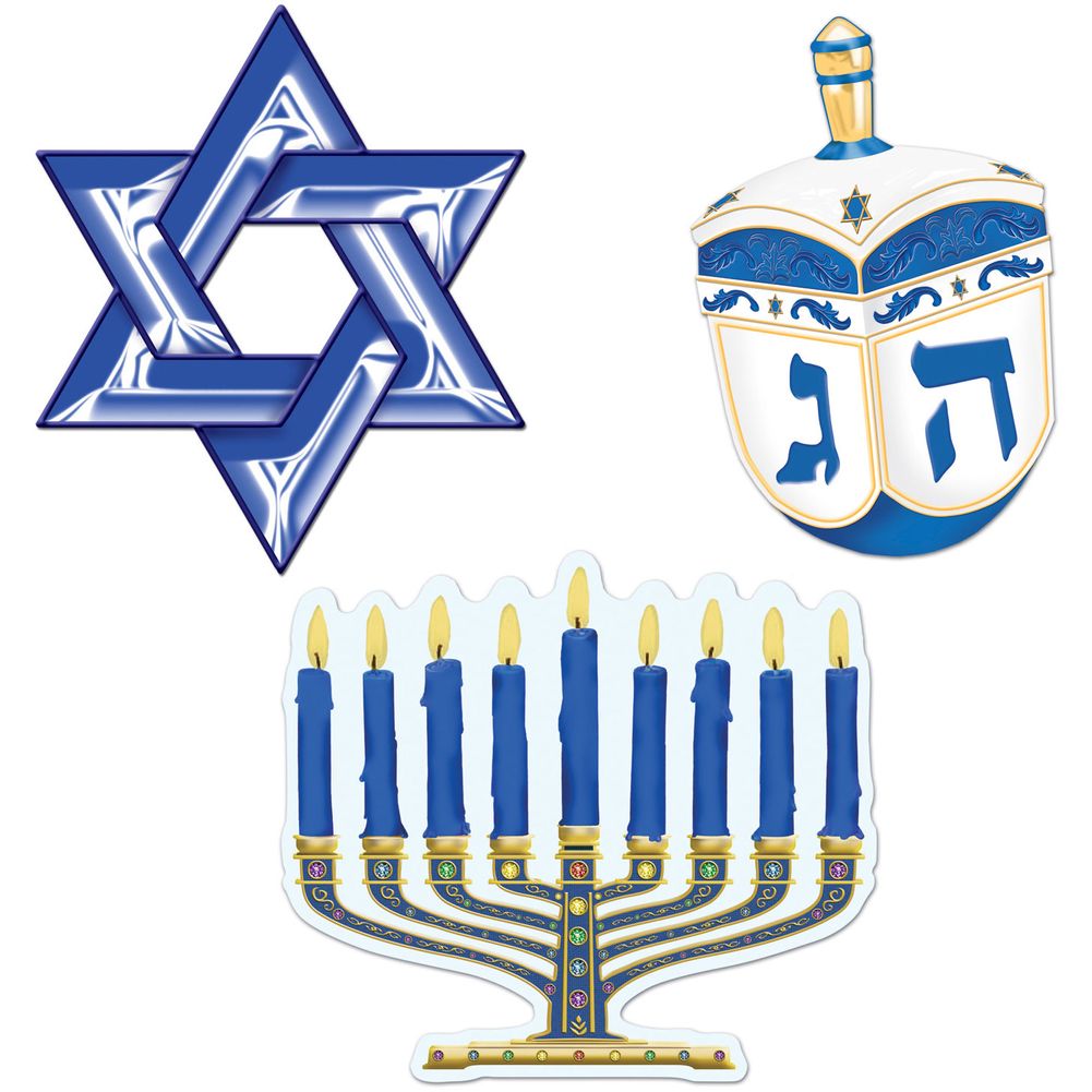 10" Hanukkah Cutouts