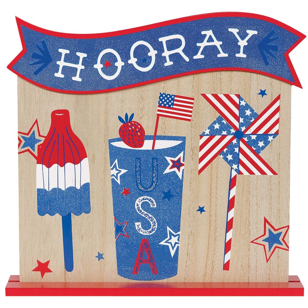 Patriotic Stand Up Die-Cut Sign