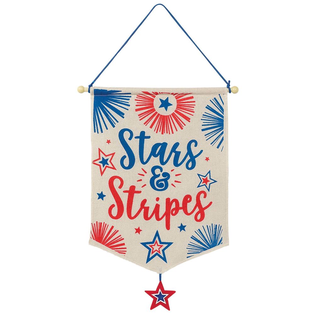 Stars & Stripes Canvas Banner