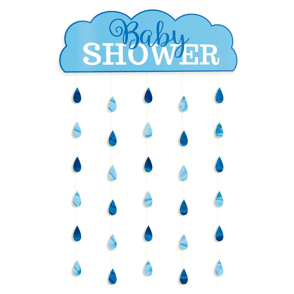 Boy Baby Shower Doorway Curtain