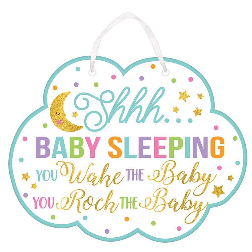 Don't Wake The Baby Die-Cut Sign
