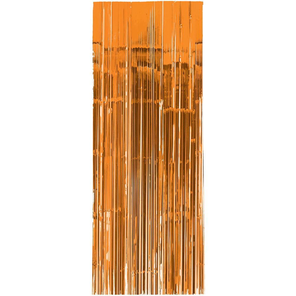 Orange Peel 3' x 8' Metallic Curtain