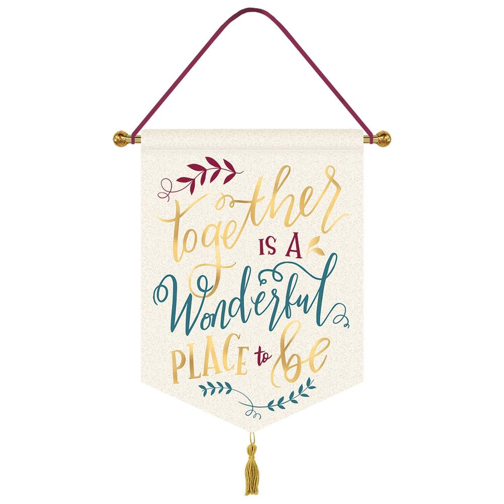 Together Is A Wonderful Place To Be Canvas Sign (1 ct)