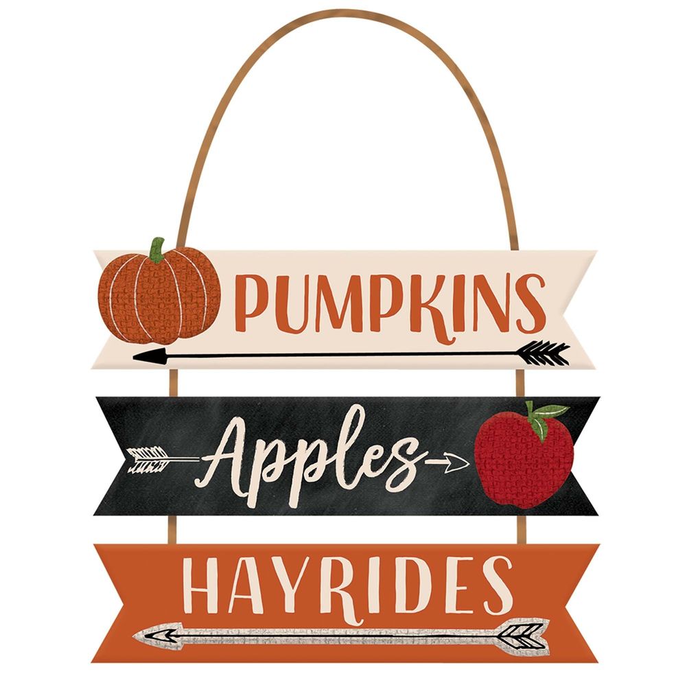 Fall Fresh Market Mini Die-Cut Sign (1 ct)