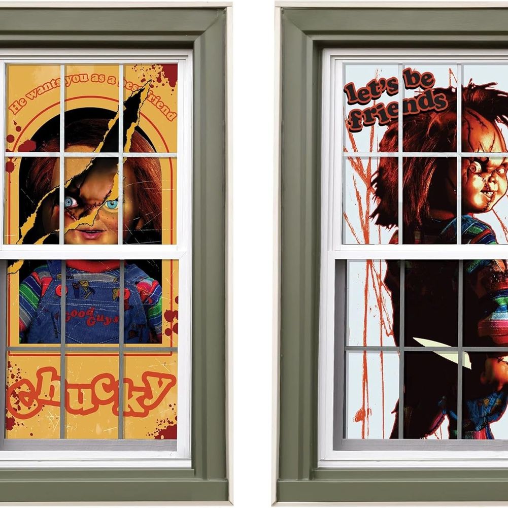 Child's Play Chucky Window Silhouettes (2ct)