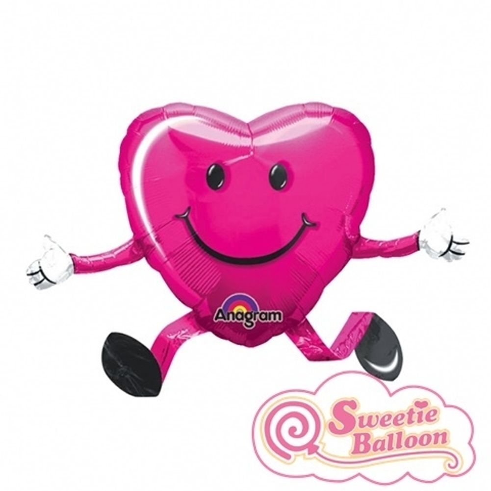 19" Heart with Arms & Legs AirWalker