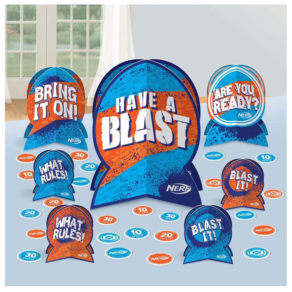 Nerf Table Decorating Kit