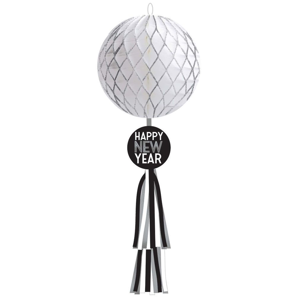 Honeycomb Disco Ball Drop Decoration (1 ct)