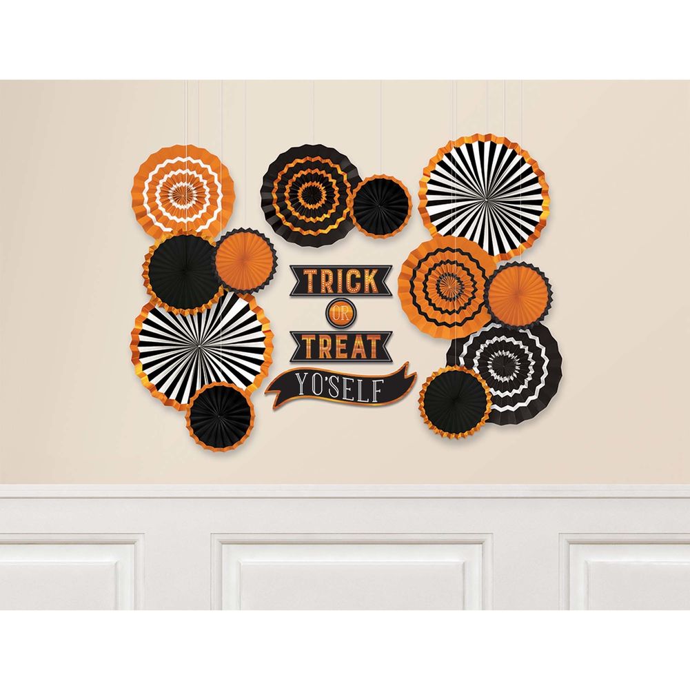 Hallows' Eve Paper Fan Decorating Kit