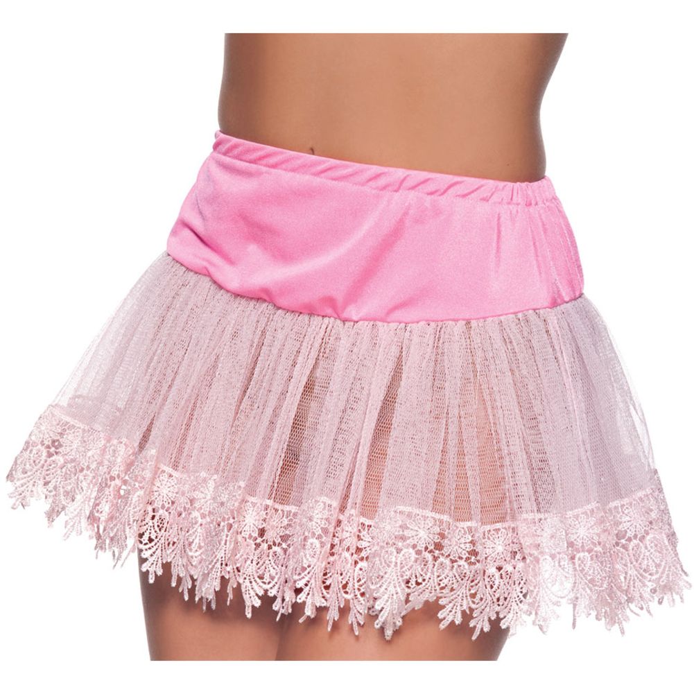 Heart Teardrop Petticoat - Pink Petti