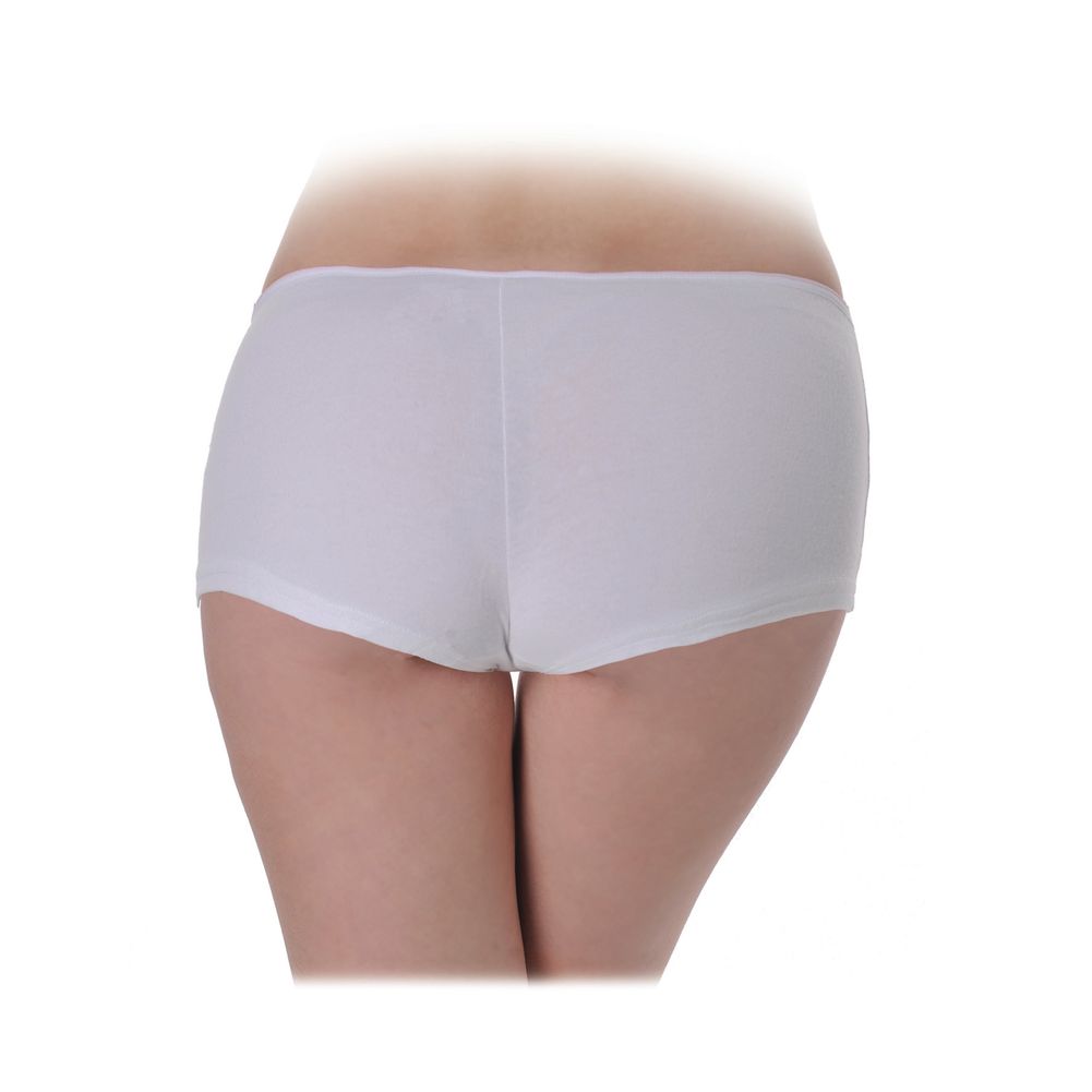 White Boy Shorts Womens Medium 8-10