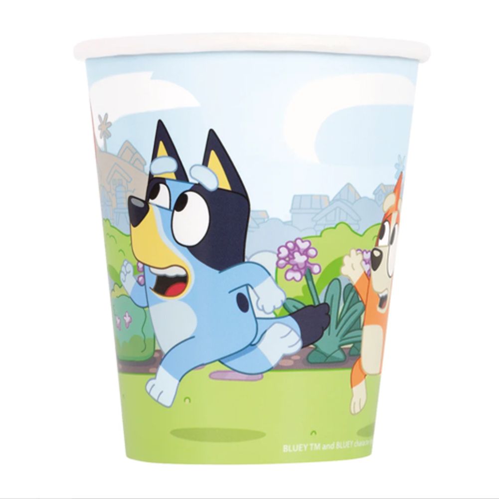 Bluey Paper Cups 9oz (8ct)