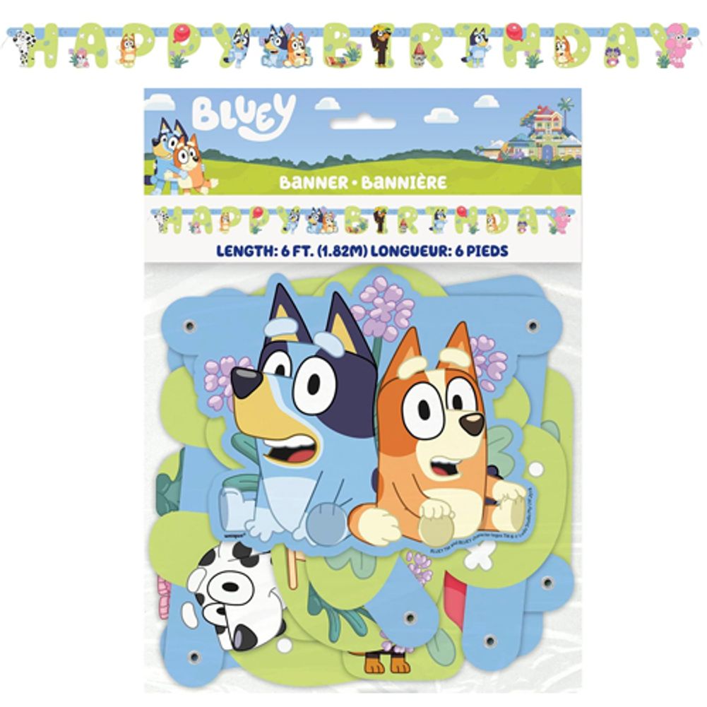Bluey Letter Banner