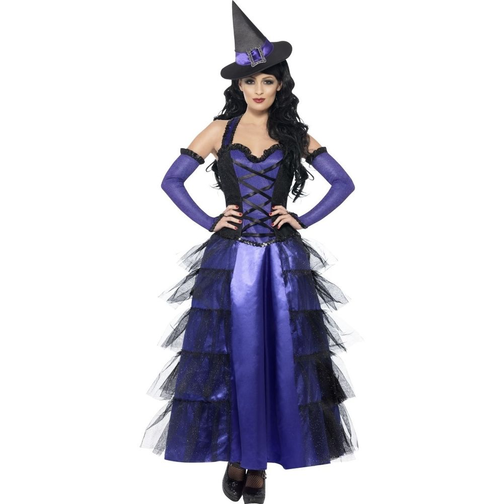Fever Glamorous Witch Women's Costume Purple Medium US 10-12