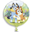18" Bluey Foil Balloon featuring the beloved character Bluey, perfect for birthday celebrations and themed parties.