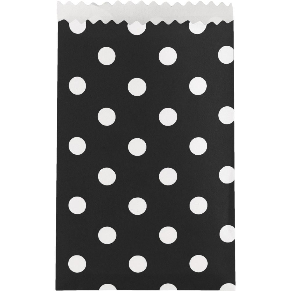 Black Dots Small Treat Bags (20ct)