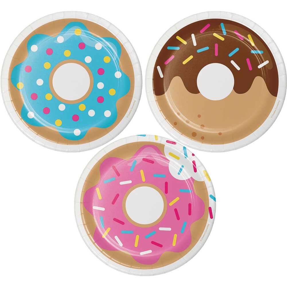 Donut Time Dessert Plates (8ct)