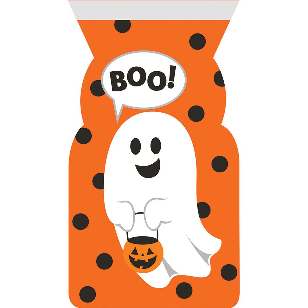 Halloween Ghost Shaped Zipper Bag