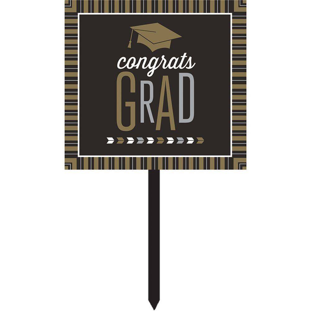 Glitzy Grad Yard Sign