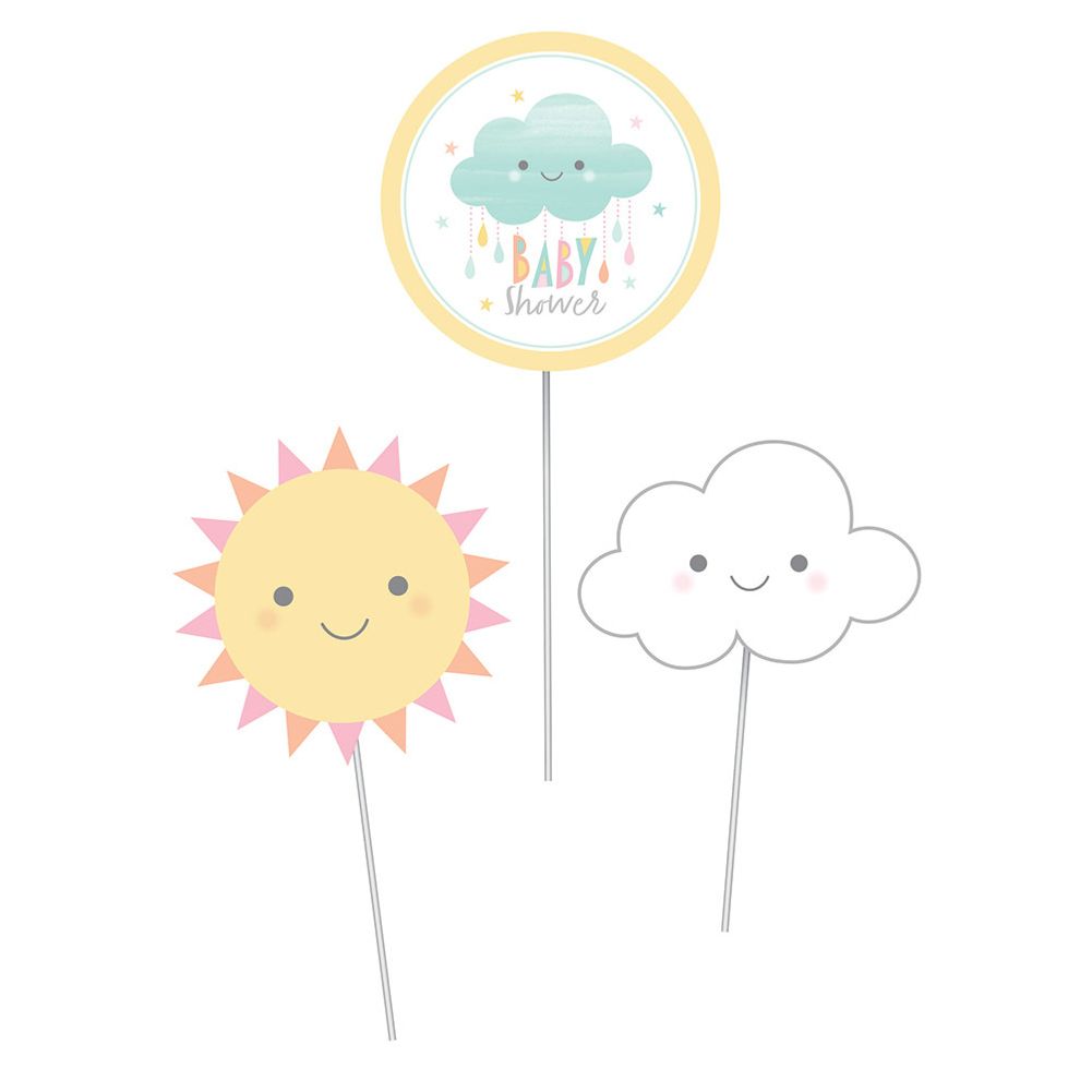 Sunshine Baby Showers Centerpiece Sticks (3 ct)