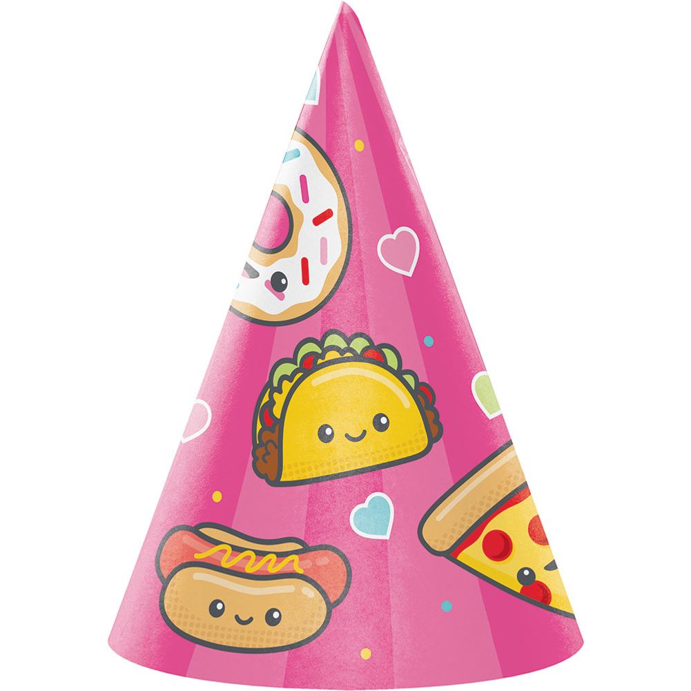 Junk Food Fun Party Hats (8 ct)