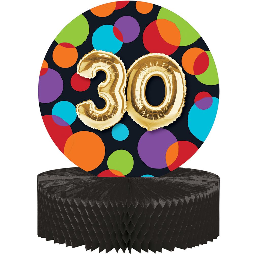 Balloon Birthday 30 Centerpiece