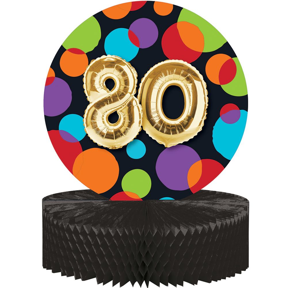 Balloon Birthday 80 Centerpiece