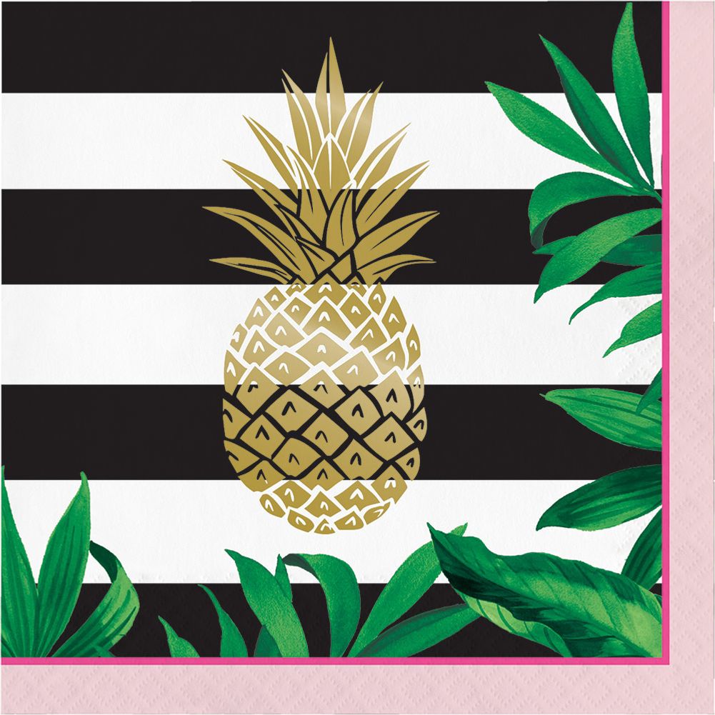 Pineapple Wedding Luncheon Napkins (16 ct)
