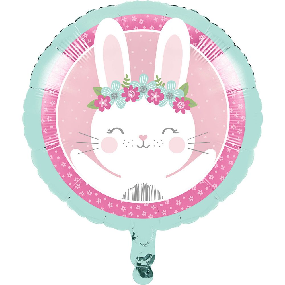 Birthday Bunny 18" Foil Balloon