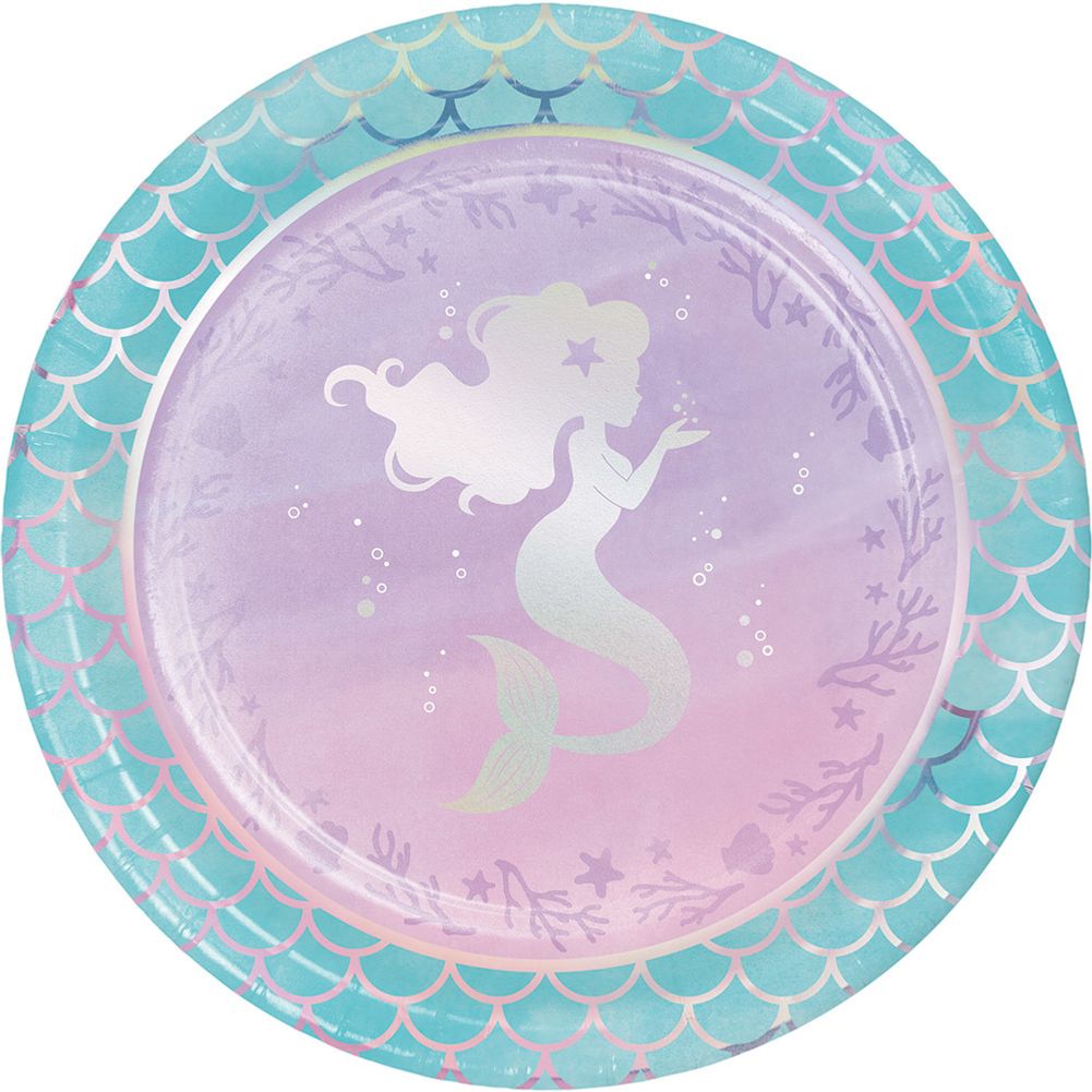 Mermaid Shine Dinner Plates (8 ct)