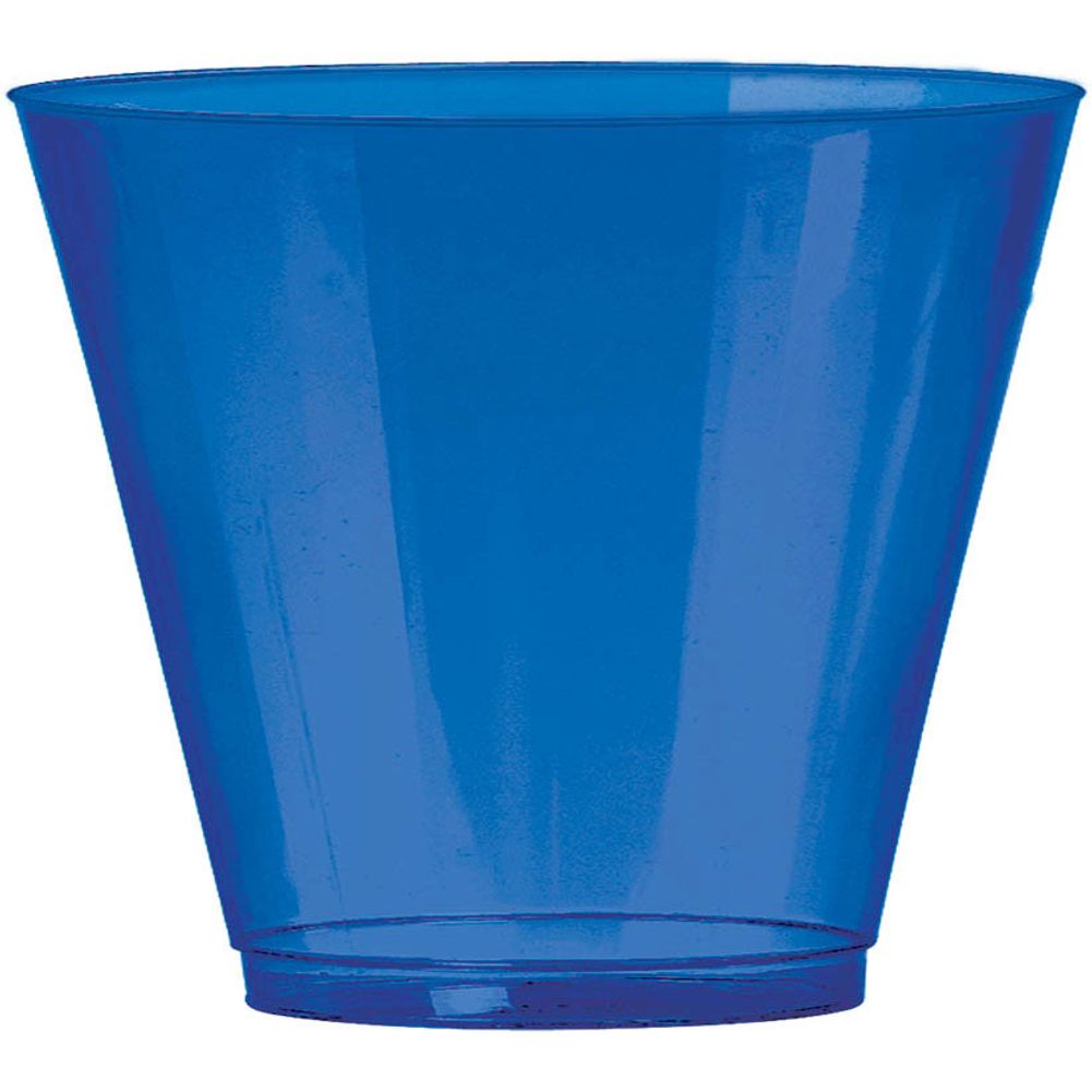 Bright Royal Blue 9oz Plastic Tumblers (72ct)