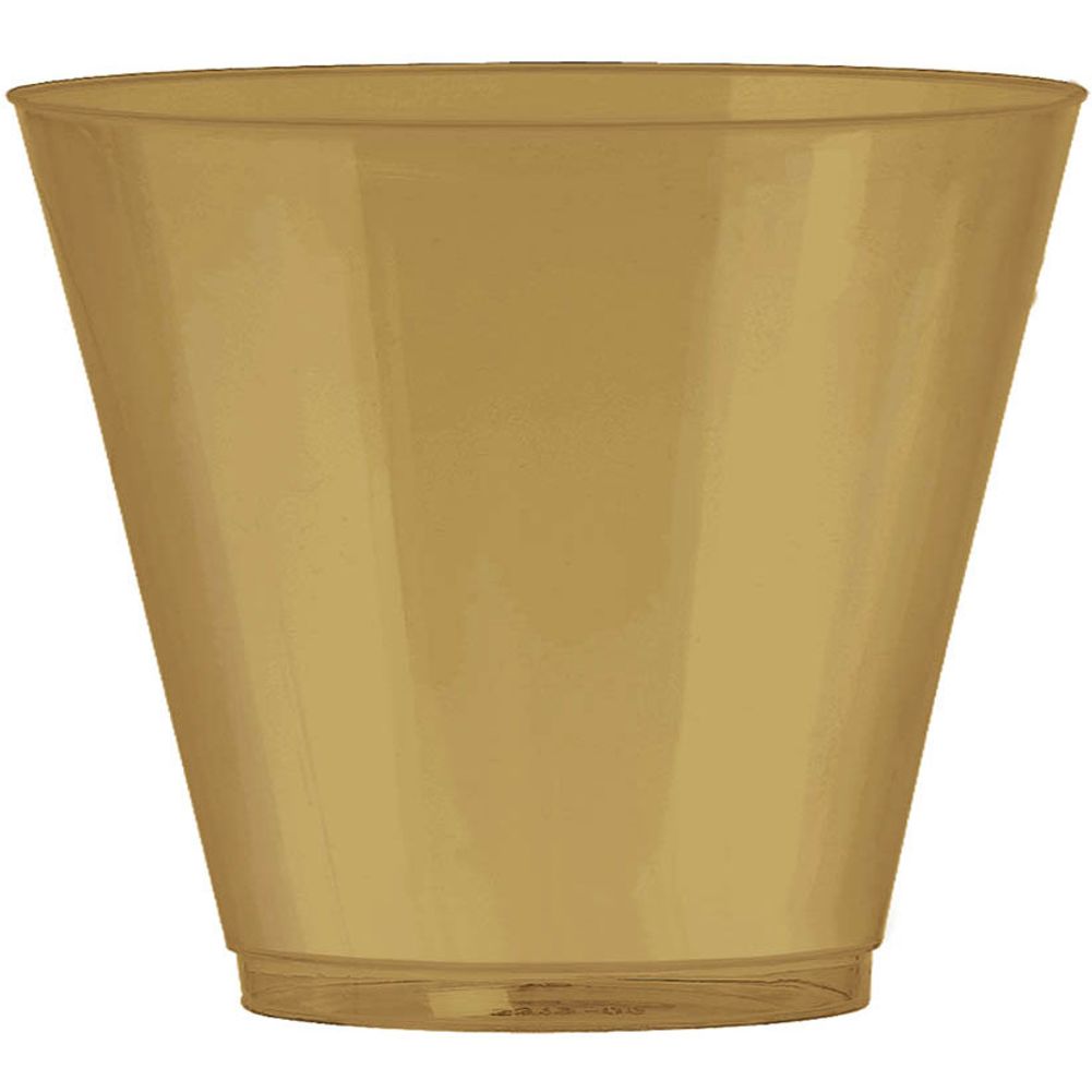 Gold 9oz Plastic Tumblers (72ct)