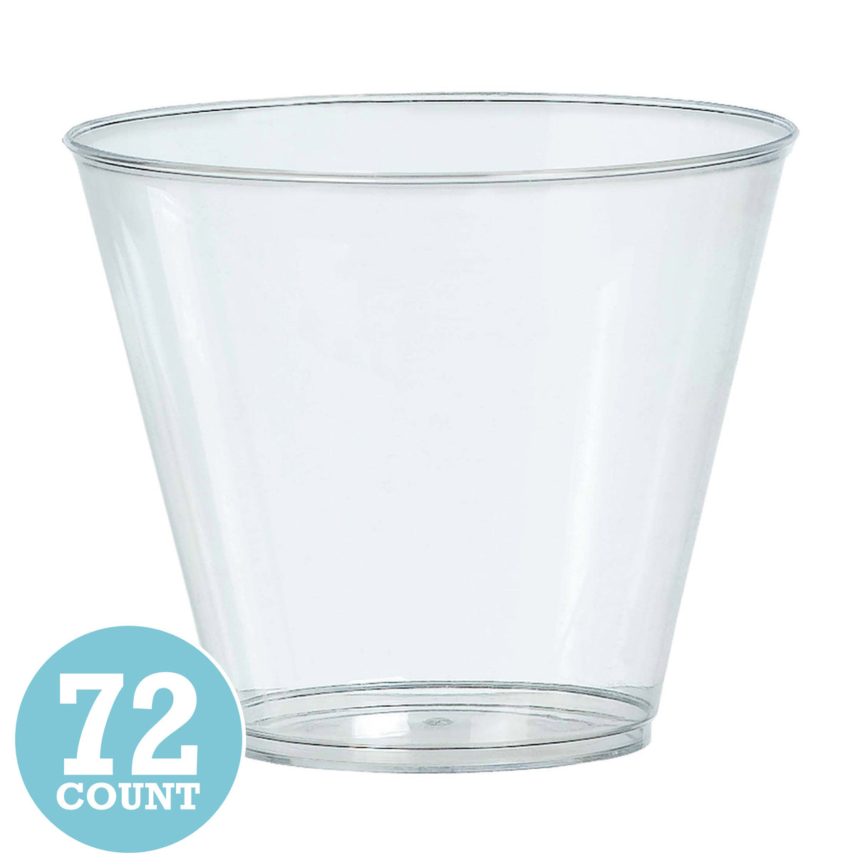 9Oz Plastic Tumbler - Clear