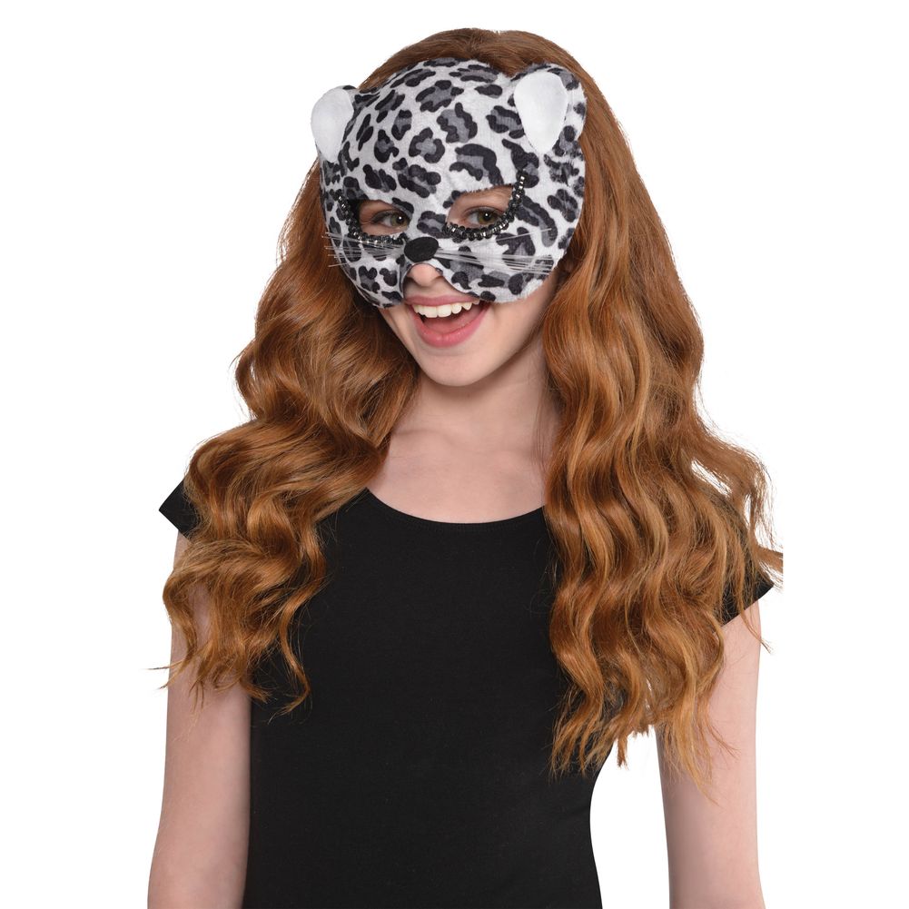 Black Jungle Cat Mask