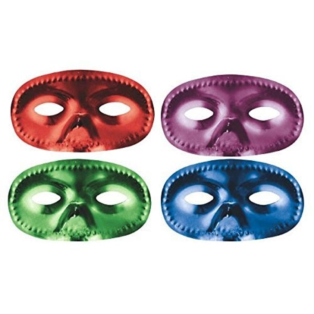 Metallic Half Masks (12ct)