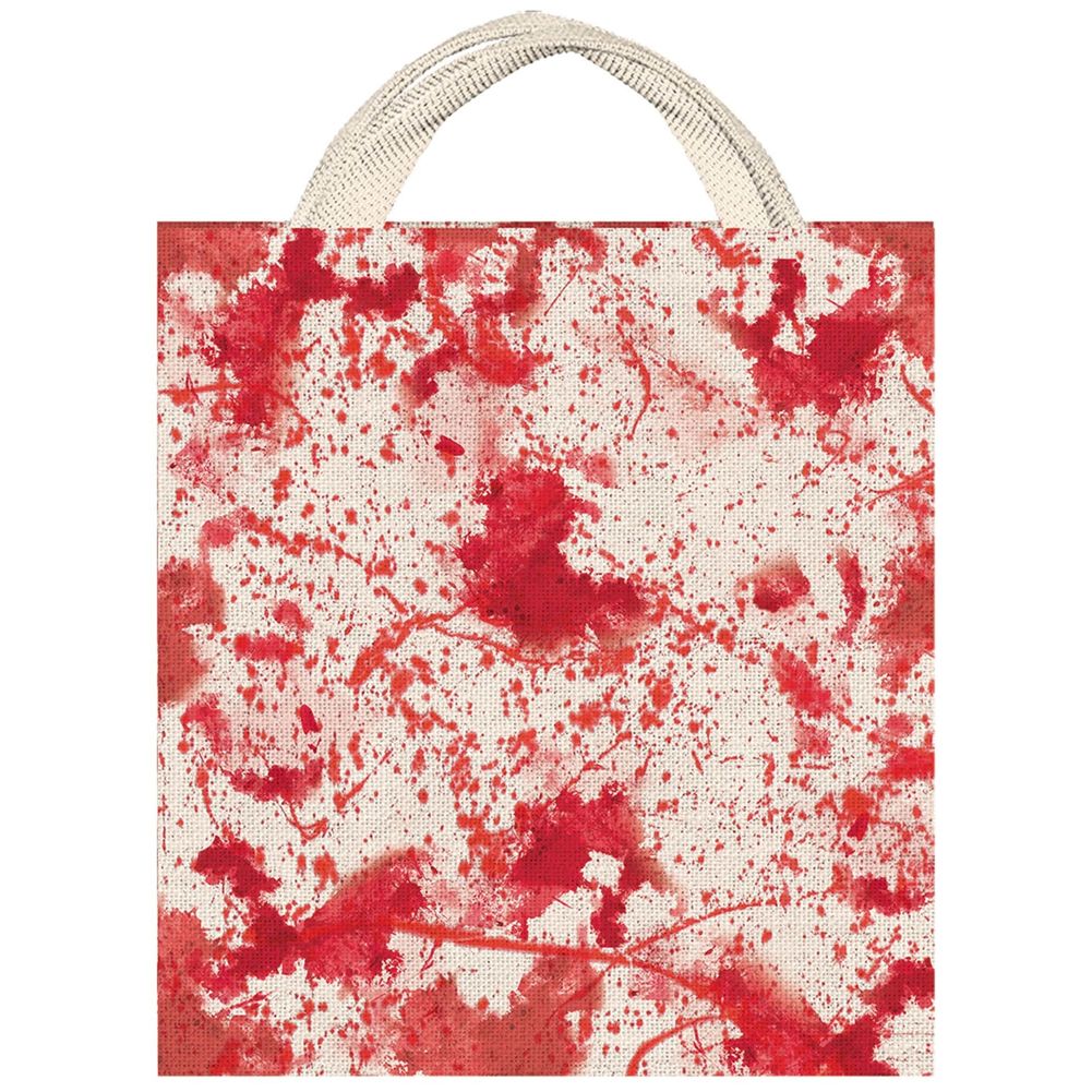 Bloody Canvas Trick-or-Treat Bag (1 ct)