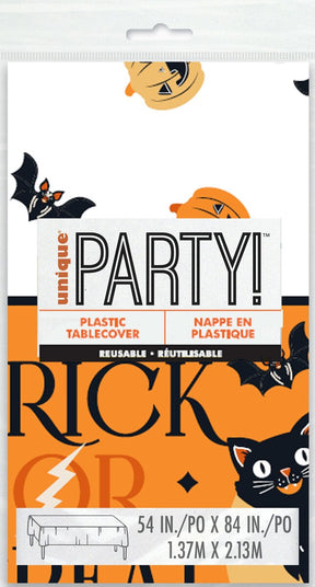 Halloween Bash Plastic Tablecover 54x84"