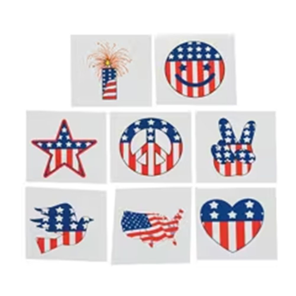 Bulk Patriotic Tattoos (36ct)