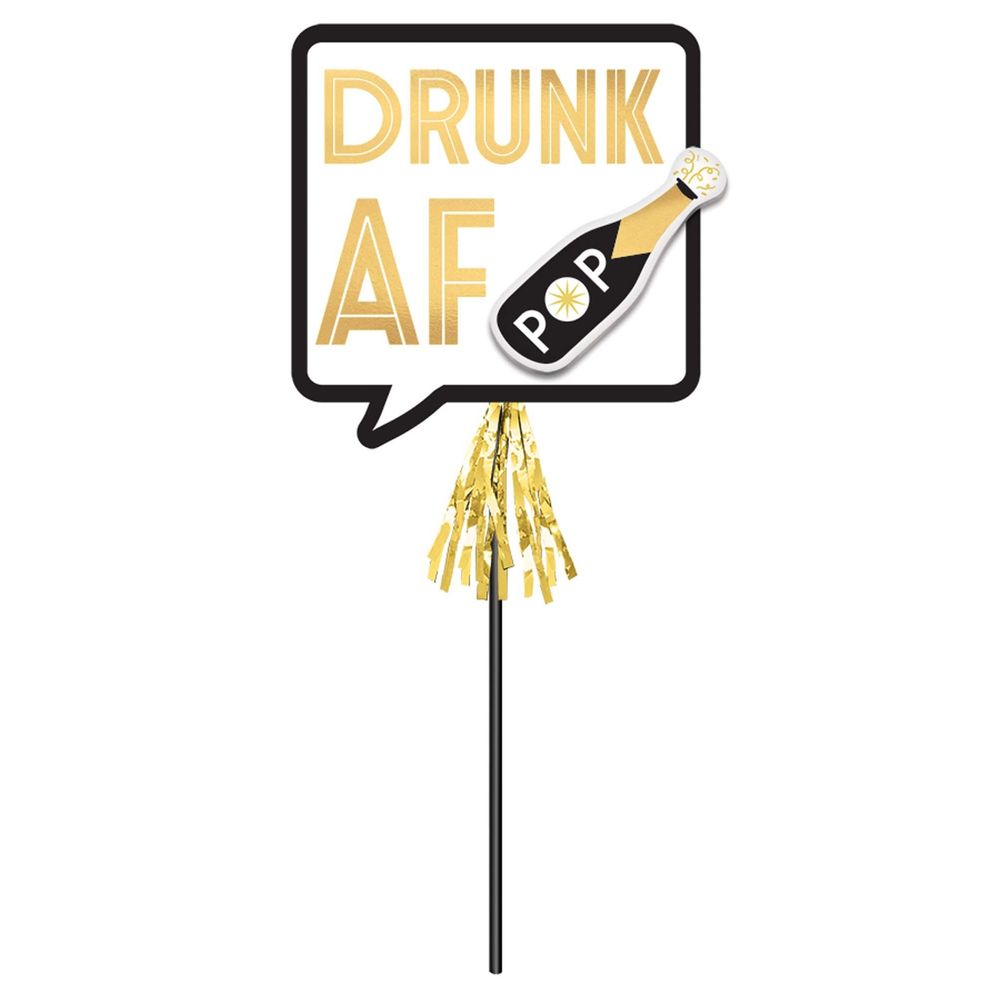 Drunk AF Deluxe Prop on a Stick (1 ct)