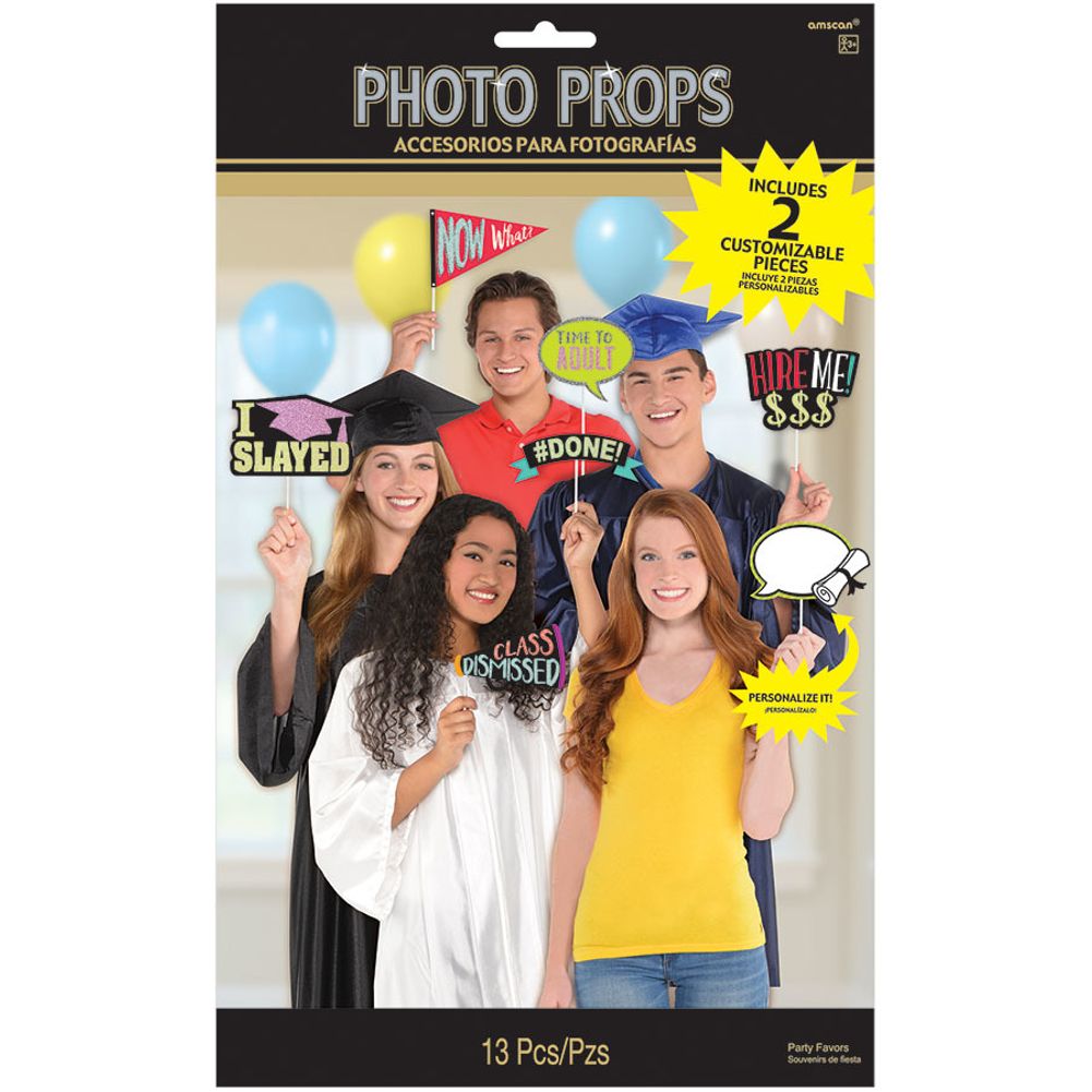 Graduation Photo Props (13 ct)
