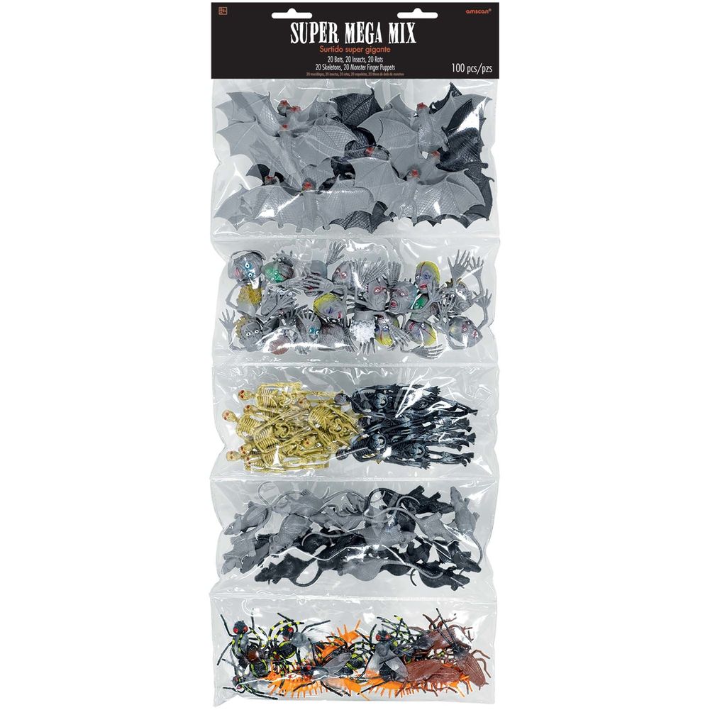 Mega Mix Creepy Crawly Halloween Favors (100ct)